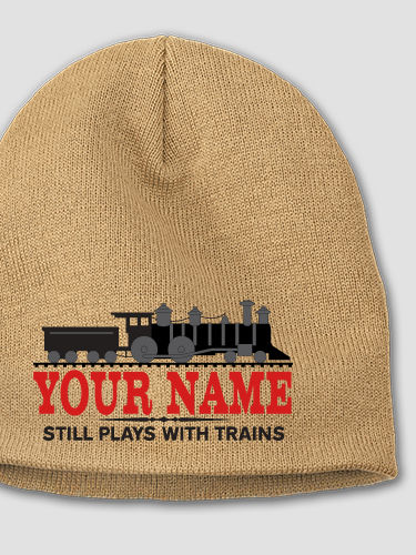 Still Plays With Trains : Embroidered Beanies