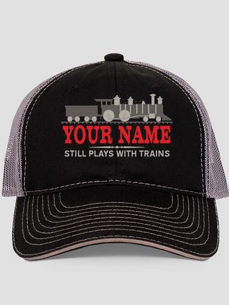 Still Plays With Trains : Embroidered Trucker Hats