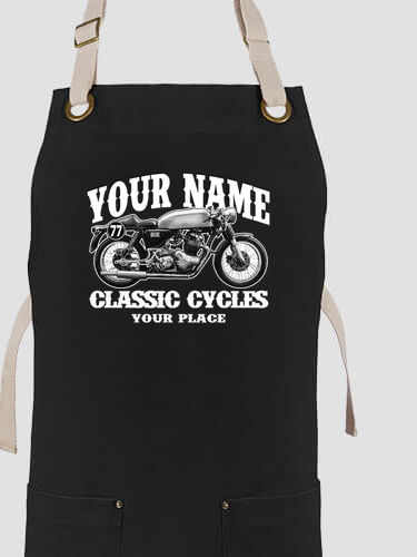 Classic Cycles : Printed Canvas Work Aprons