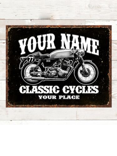 Classic Cycles : Tin Signs