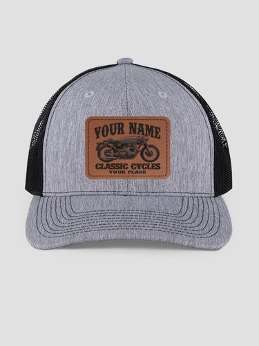 Classic Cycles : Structured Trucker Hats with Patch