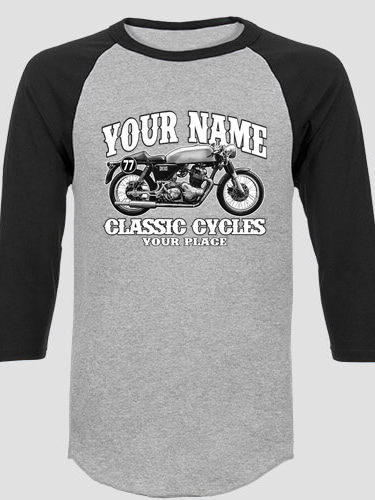Classic Cycles : Printed Raglan Shirts