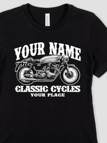 Classic Cycles : Premium Ladies T-Shirts