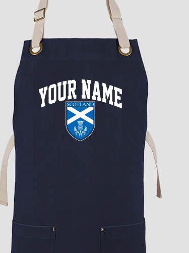 Scottish Shield : Printed Canvas Work Aprons