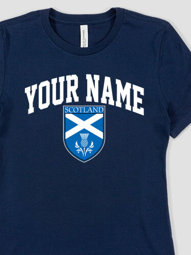 Scottish Shield : Premium Ladies T-Shirts
