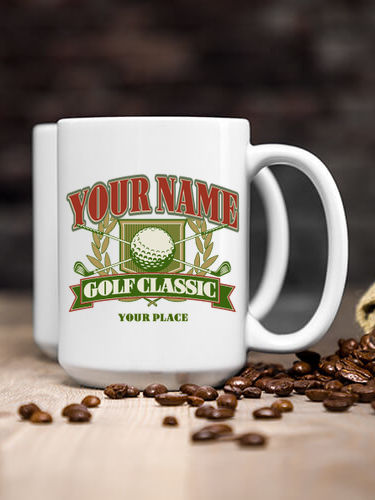 Golf Classic : Ceramic Coffee Mugs