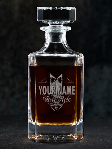 Bridal Party Guys : Whiskey Decanter - Engraved