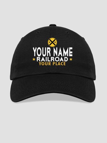 Railroad : Embroidered Baseball Hats