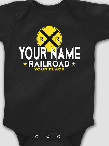 Railroad : Printed Baby Bodysuits