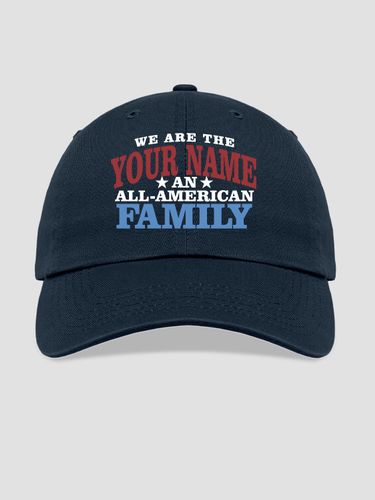 All American : Embroidered Baseball Hats