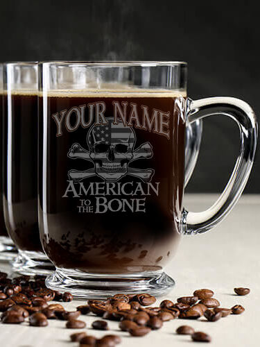 American to the Bone : Coffee Mugs - Engraved