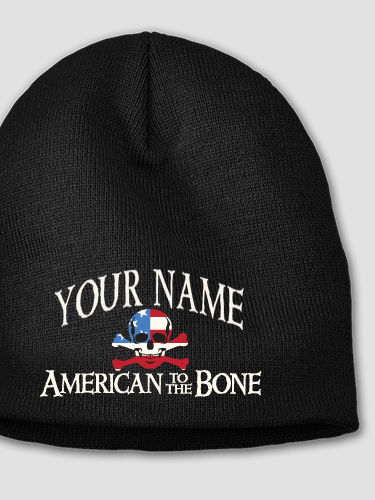 American to the Bone : Embroidered Beanies