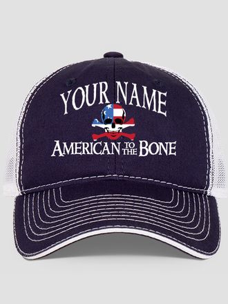 American to the Bone : Embroidered Trucker Hats