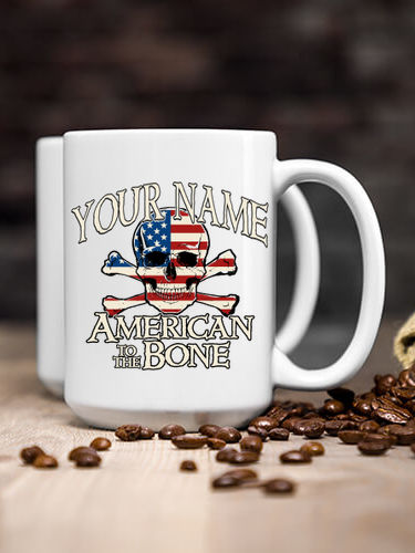 American to the Bone : Ceramic Coffee Mugs