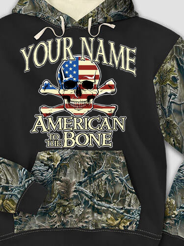 American to the Bone : Printed 2-Tone Camo Hoodies