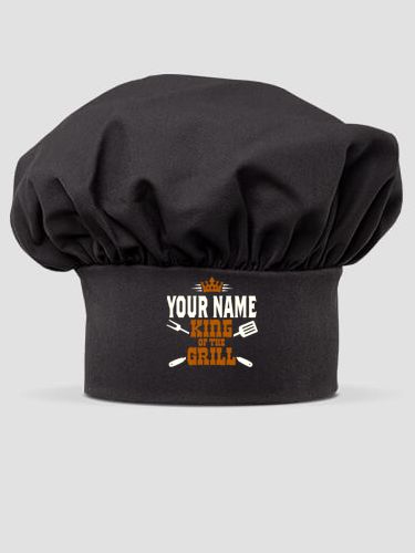 King of the Grill : Embroidered Chef Hat