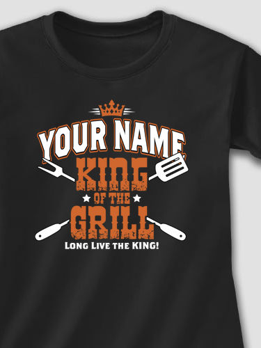King of the Grill : Adult Ladies Fitted T-Shirt
