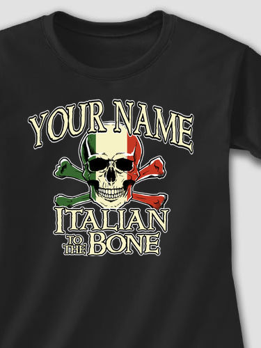 Italian to the Bone : Adult Ladies Fitted T-Shirt