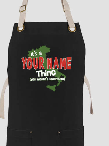 Italian Thing : Printed Canvas Work Aprons