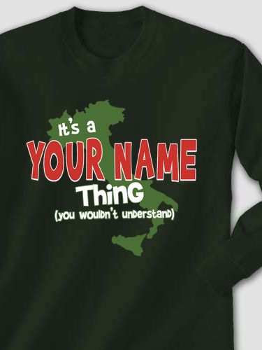 Italian Thing : Printed Long Sleeves