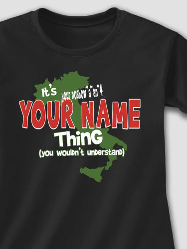 Italian Thing : Adult Ladies Fitted T-Shirt