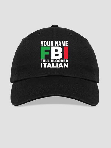Full Blooded Italian : Embroidered Baseball Hats