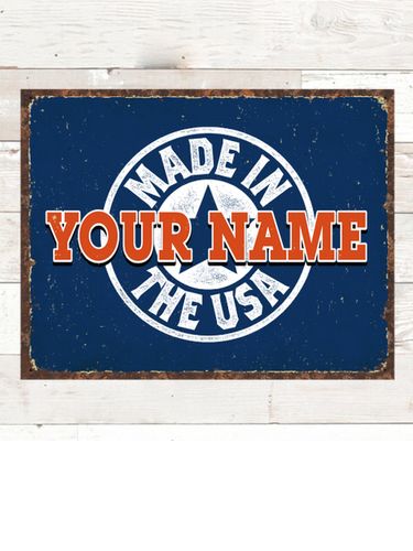 USA Stamp : Tin Signs