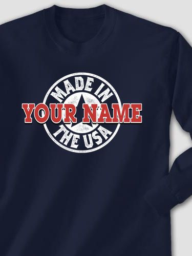 USA Stamp : Printed Long Sleeves