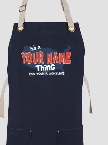 American Thing : Printed Canvas Work Aprons