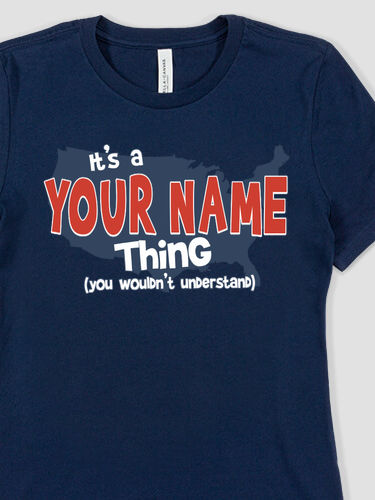 American Thing : Premium Ladies T-Shirts