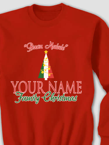Italian Family Christmas : Printed Sweatshirts