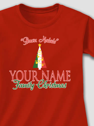 Italian Family Christmas : Printed T-Shirts