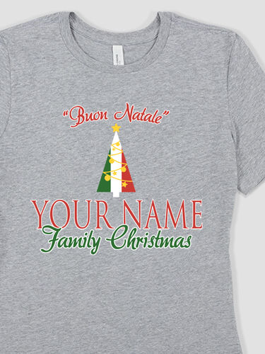 Italian Family Christmas : Premium Ladies T-Shirts