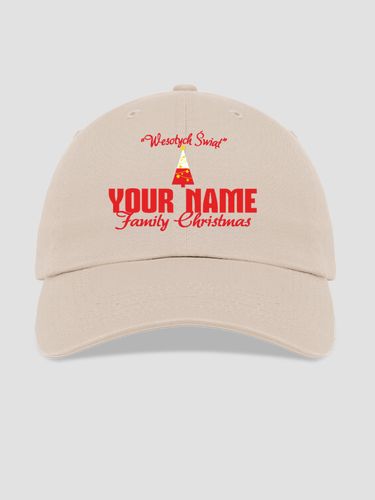 Polish Family Christmas : Embroidered Baseball Hats