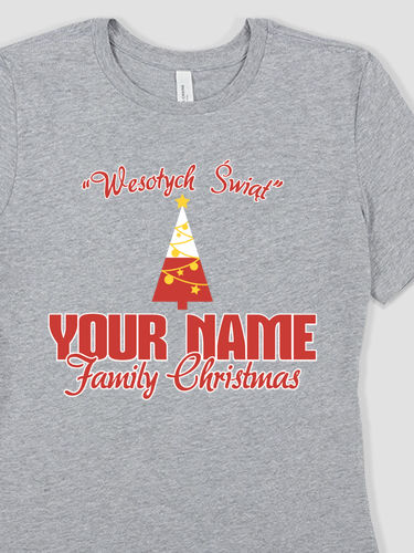 Polish Family Christmas : Premium Ladies T-Shirts