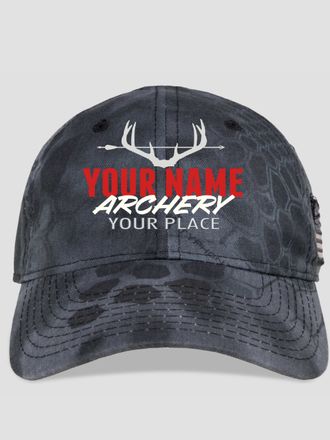 Archery : Embroidered Kryptek Tactical Camo Hats