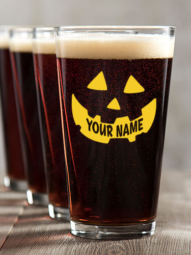 Pumpkin : Pint Glasses - Color Printed