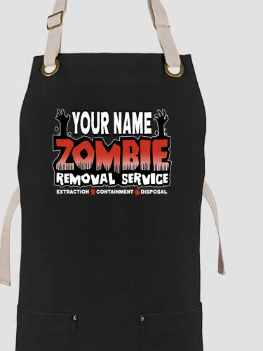 Zombie Removal Service : Printed Canvas Work Aprons