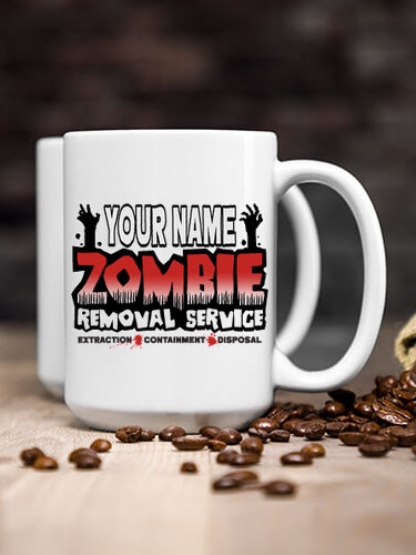 Zombie Removal Service : Ceramic Coffee Mugs