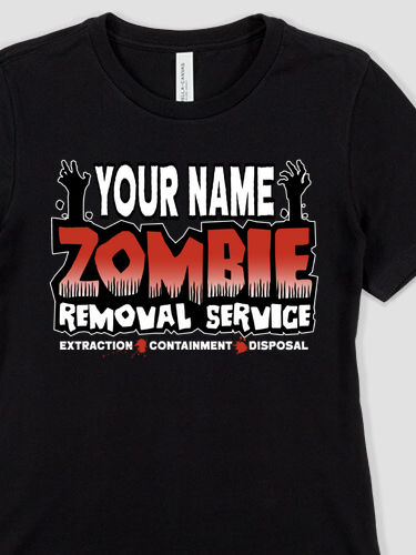 Zombie Removal Service : Premium Ladies T-Shirts