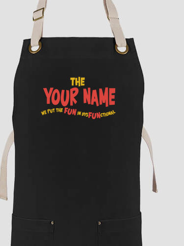 DysFUNctional Family : Printed Canvas Work Aprons