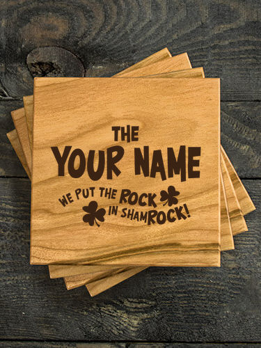 ShamROCK : Coasters - Engraved