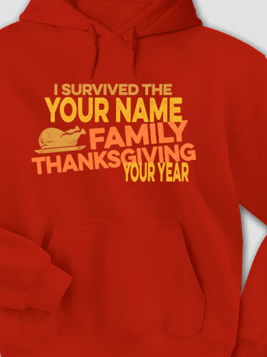 I Survived Thanksgiving : Printed Hoodies