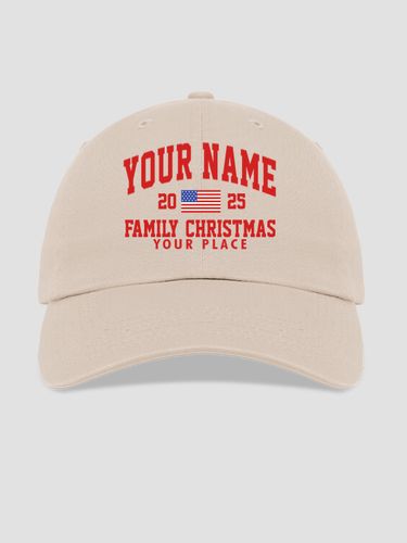 American Christmas Varsity : Embroidered Baseball Hats