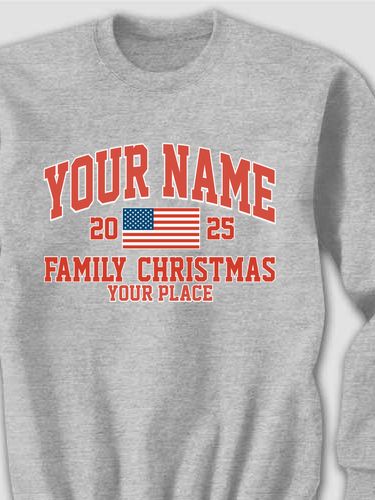 American Christmas Varsity : Printed Sweatshirts