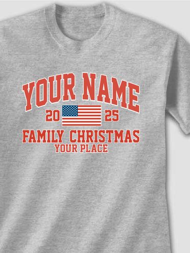 American Christmas Varsity : Printed T-Shirts