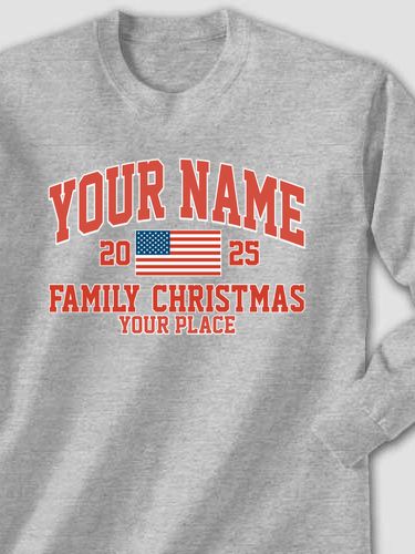 American Christmas Varsity : Printed Long Sleeves