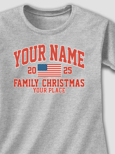 American Christmas Varsity : Printed T-Shirts