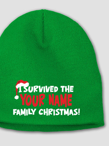 I Survived Christmas : Embroidered Beanies
