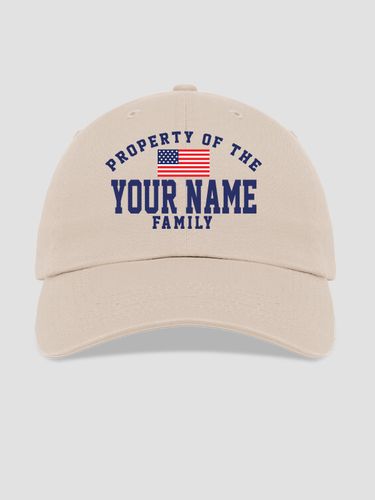 Property of Flag : Embroidered Baseball Hats